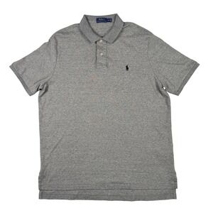 Polo Ralph Lauren Polo Shirt Mens XL Grey NWOT Short Sleeve Cotton‎ JerseY